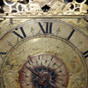 Benjamin Hill lantern clock detail