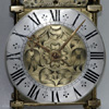 West Country lantern clock dial detail
