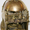 Centre-Swing lantern clock detail
