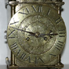 Daniell Weeb lantern clock dial detail