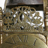 Daniell Weeb lantern clock detail