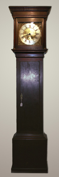 George Goulde of South Moulton longcase clock dial