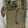 James Whittaker lantern clock backplate