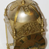 John Barnett lantern clock detail