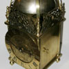 John Ebsworth lantern clock detail