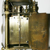 John Webb lantern clock rear view