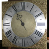 Joseph Hobbins longcase clock dial detail