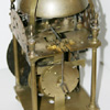 Kent lantern clock rear view