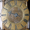 Manchester lantern clock dial detail
