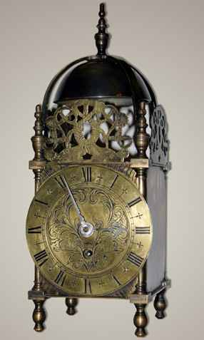 8-day spring-wind lantern clock