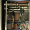 Thomas Bell longcase escapement detail Thomas Bell longcase escapement detail