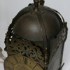 William Hawkins lantern clock detail